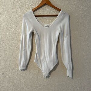 Abercrombie Scoop Neck Sweater Body Suit
